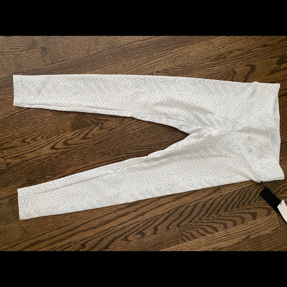 Moral white/grey zebra yoga pants